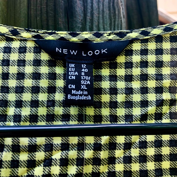 Green Plaid Tea Dress NWT - Picture 3 of 7